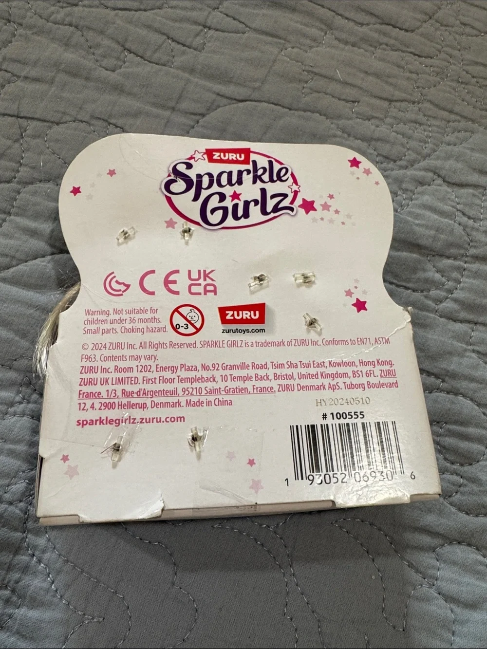 Sparkle Girlz Pets Blonde Doll with Pink Dress and White Unicorn